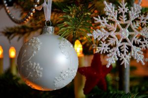 christmas tree globe decoration