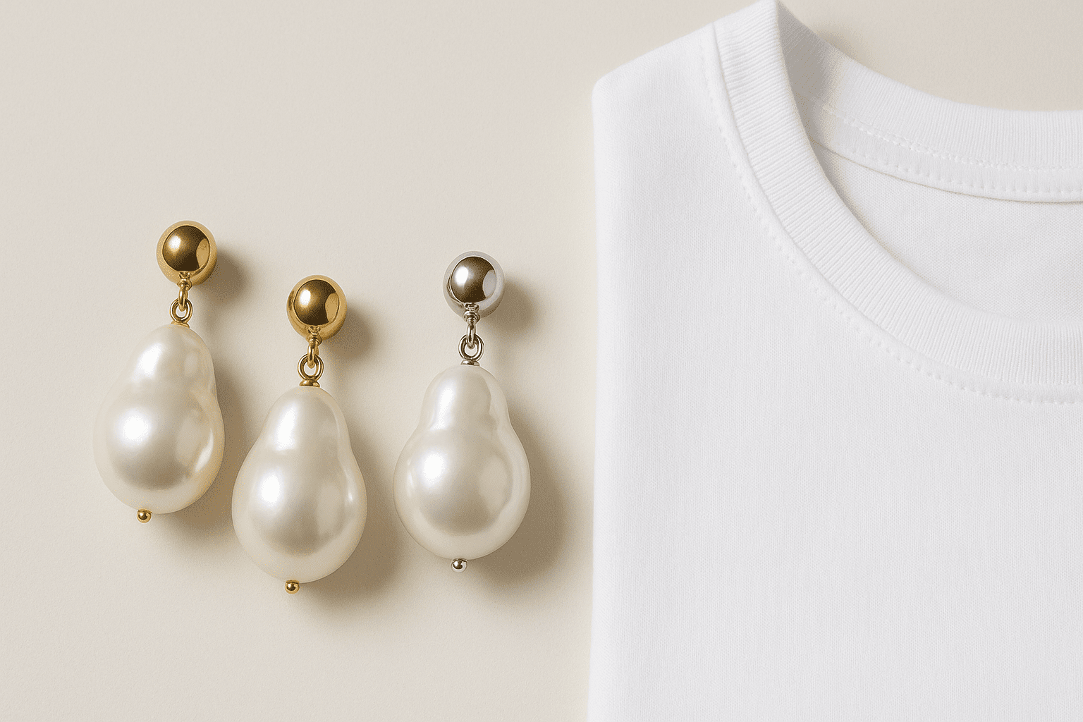 pearlsonly-blog-68-image-2-pearl - Baroque Pearl Statement Earrings -prearlsonly