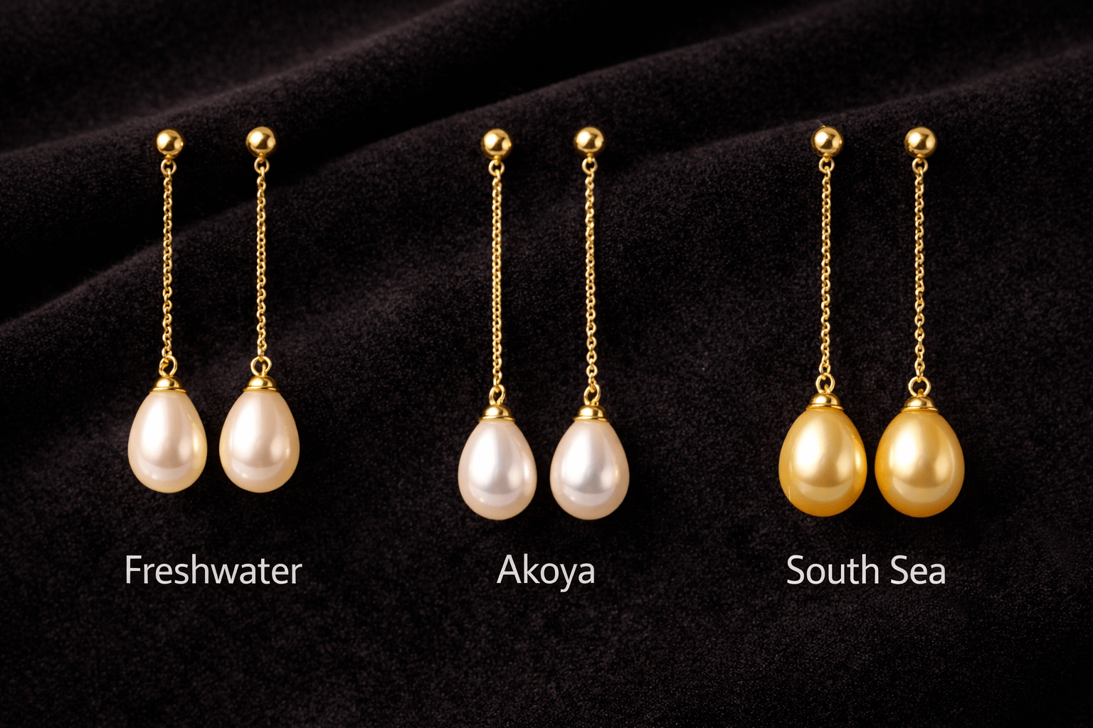 Tipi di perle per orecchini pendenti