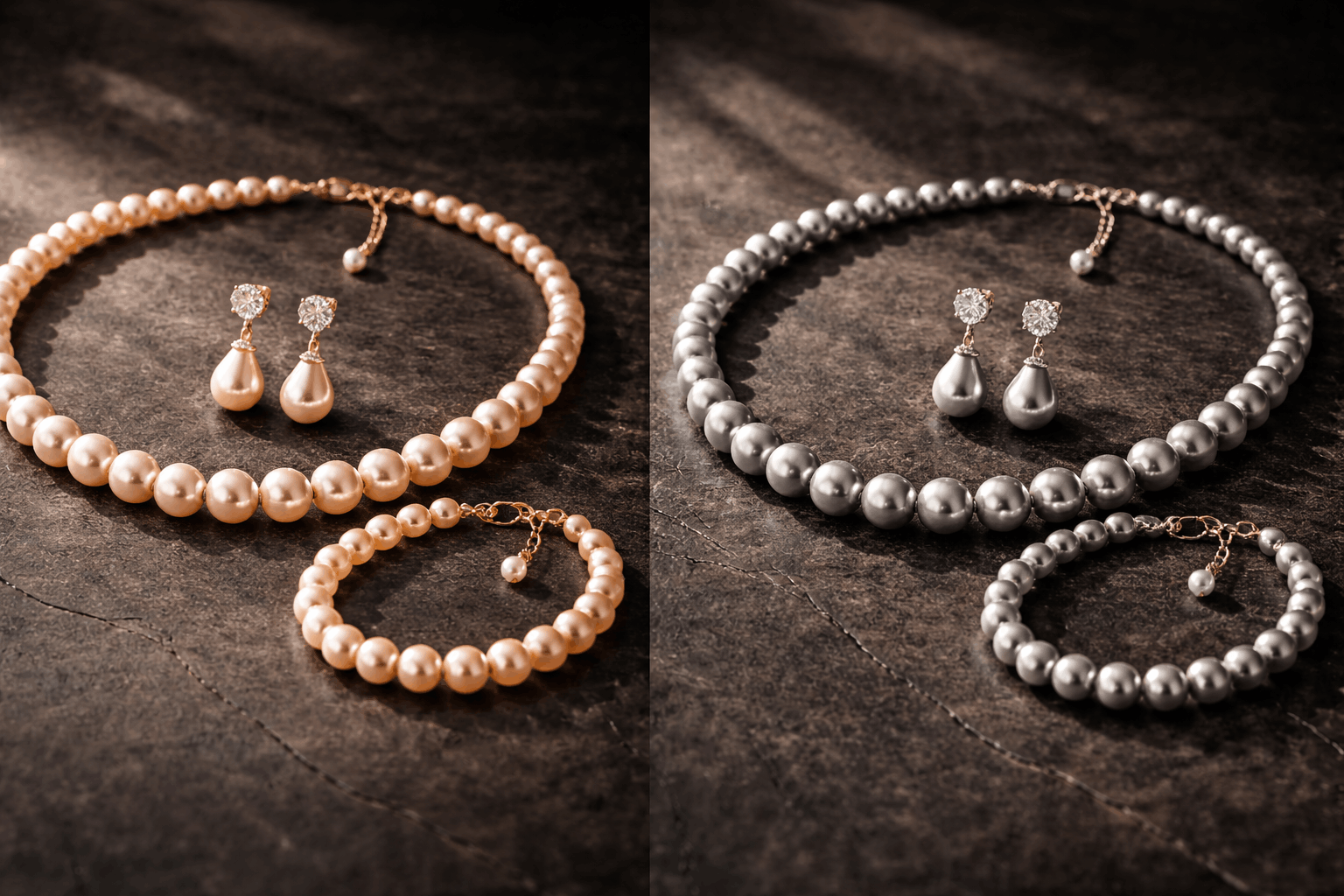 Colori alternativi di perle per spose