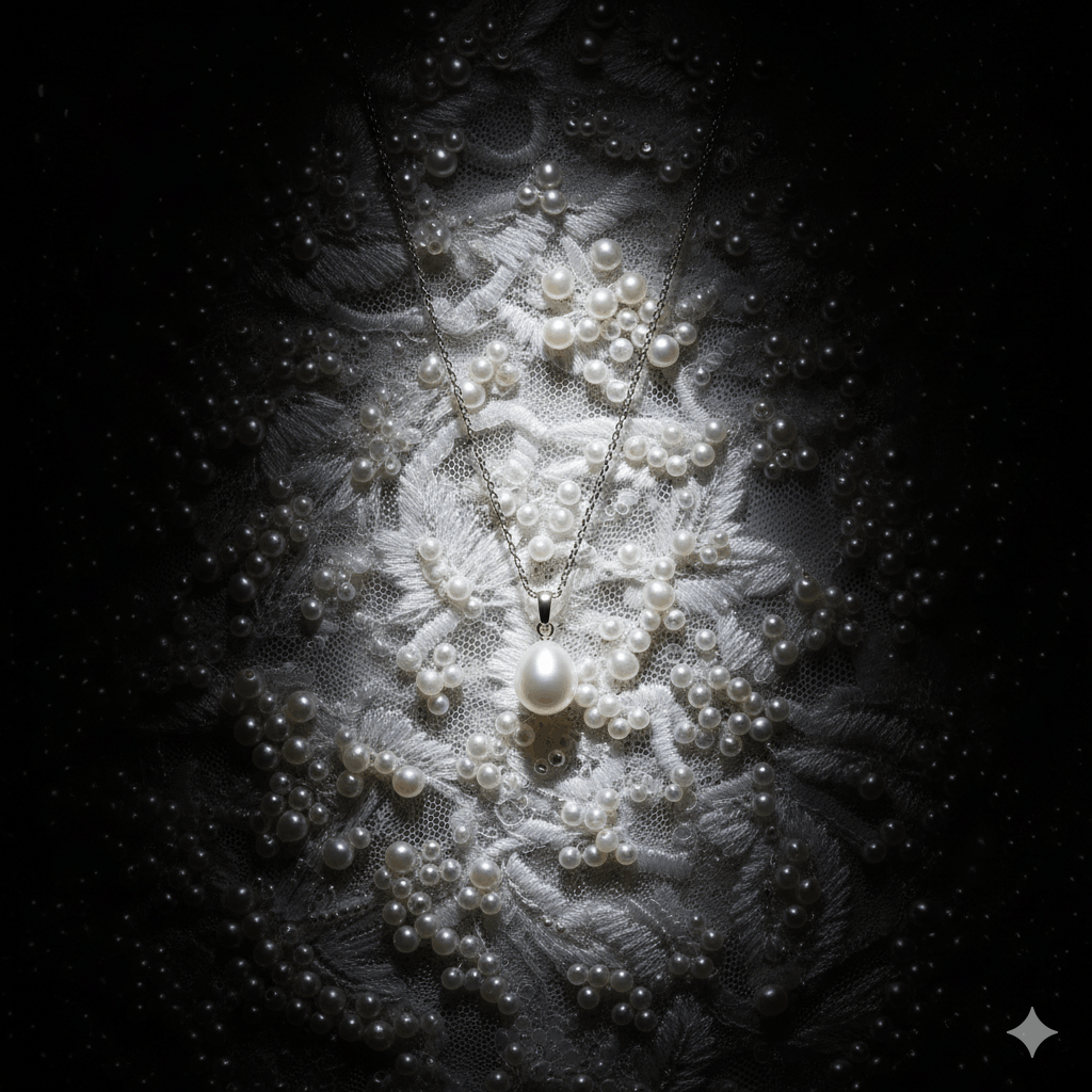 03. Quando meno è più – Decorazioni pesanti e gioielli in perle