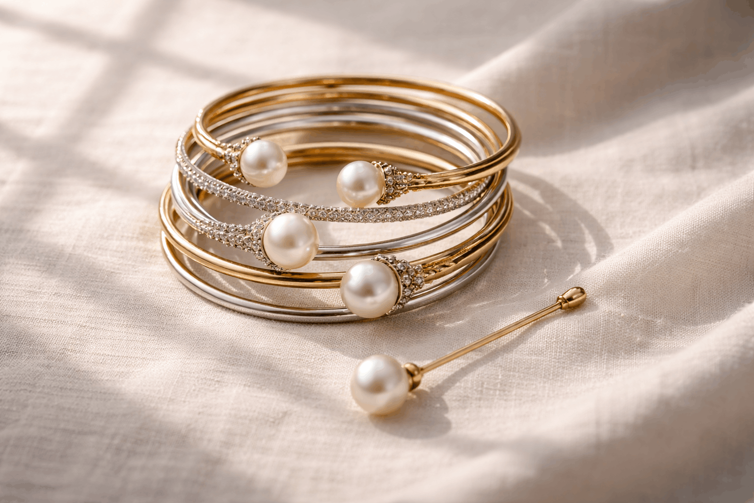 Oltre la collana: Bracciali di perle e spille per hijab