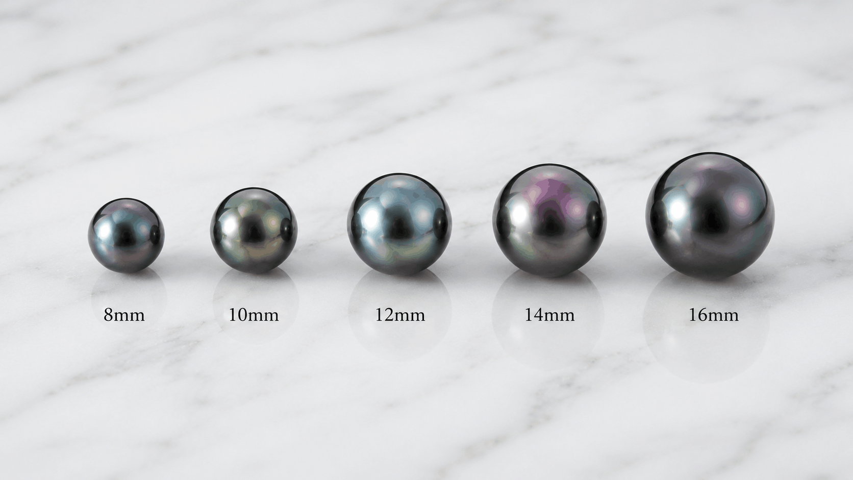 02. Guida alle Dimensioni delle Loose Tahitian Pearl