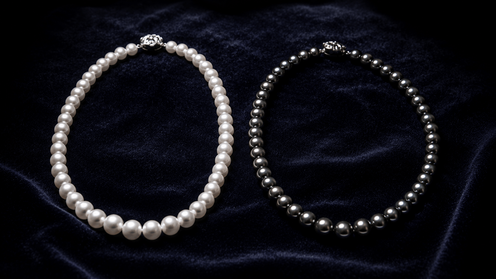 03. Bianche vs Nere Japanese Akoya Pearls