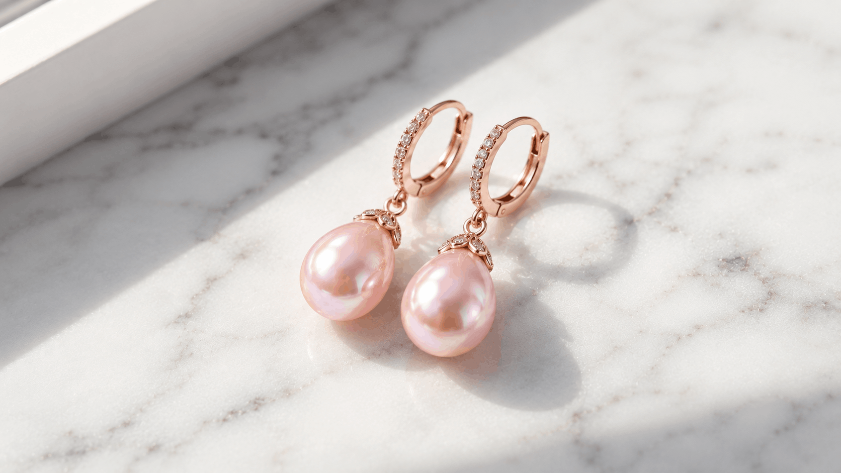 05. Orecchini di perle rosa — Eleganza quotidiana