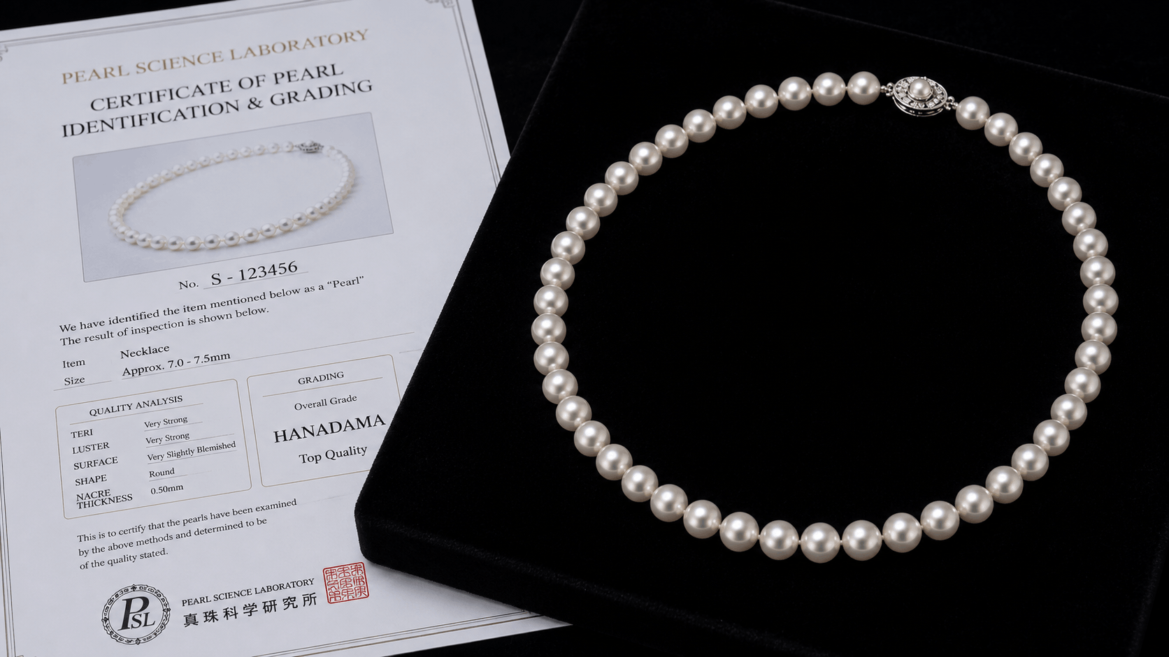 06. Hanadama — La collana di perle Akoya più pregiata disponibile