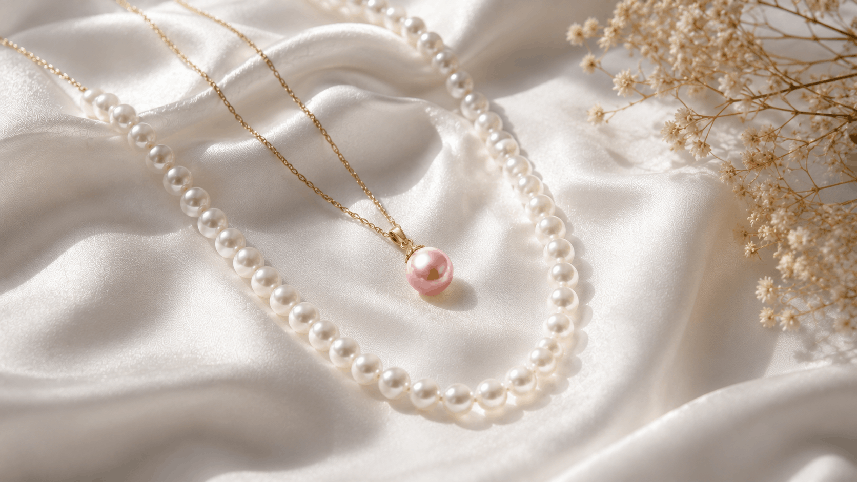 06. Come indossare le gioie di perle rosa
