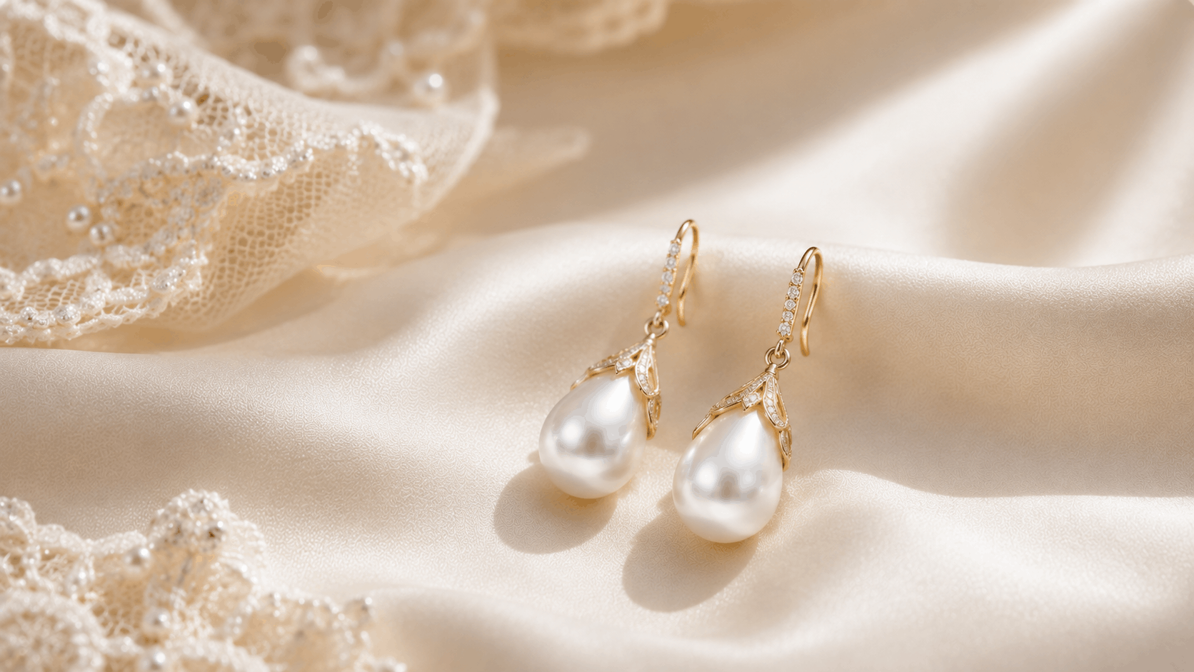 02. Orecchini a goccia di perle per matrimonio — Per la sposa che vuole di più
