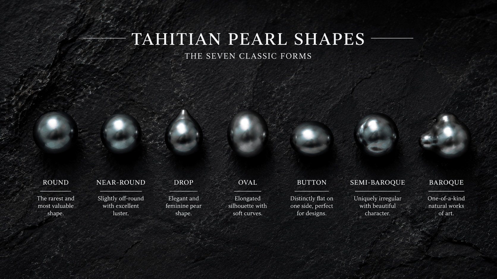 04. Dimensione e forma delle perle nere di Tahiti
