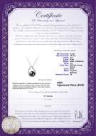 Certificato di prodotto: FW-B-AA-910-P-Isabella