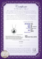 product certificate: FW-B-AA-910-P-Marlina