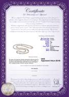 Certificato di prodotto: FW-W-A-611-N-Chloe