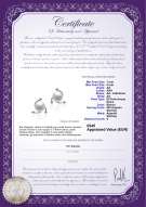 Certificato di prodotto: FW-W-AA-78-E-Selene