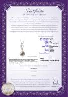 Certificato di prodotto: FW-W-AA-910-P-Naomi
