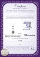 product certificate: SALT-PEND-010