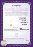  Certificato di prodotto: SSEA-G-AAA-1011-P-Hilda