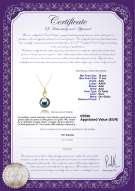 Certificato di prodotto: TAH-B-AAA-1011-P-Darlene