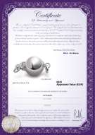 Certificato di prodotto: W-14K-Ball-clasp
