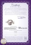 Certificato di prodotto: W-14K-ball-dmd-clasp-brighton