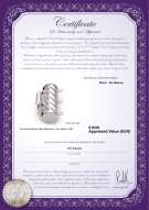 product certificate: W-14K-TRP-Clasp