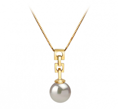 6-7mm Akoya Giapponese Pendente en Kaila Bianco