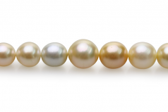 8.2-12mm Dei Mari del Sud Collana en 18 pollici Multicolore
