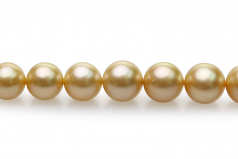 9-11.4mm Dei Mari del Sud Collana en 18 pollici Oro