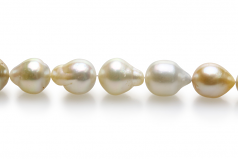 10-13mm Dei Mari del Sud Collana en 18 pollici Multicolore