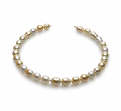 10.4-13mm Dei Mari del Sud Collana en 18 pollici Multicolore