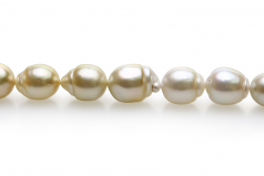 10.4-13mm Dei Mari del Sud Collana en 18 pollici Multicolore