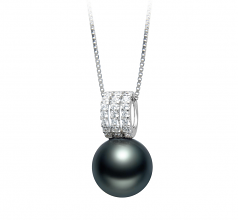 12-13mm Di Tahiti Pendente en Colette Nero