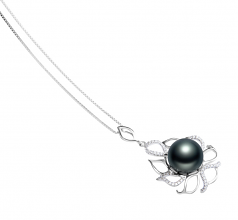 12-13mm Di Tahiti Pendente en Calida Nero