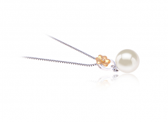 9-10mm di Perle Acqua Dolce Pendente en Pamela Bianco
