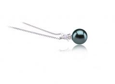 9-10mm Di Tahiti Pendente en Lauren Nero