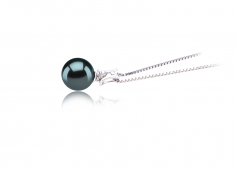 9-10mm Di Tahiti Pendente en Lauren Nero