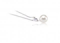 9-10mm di Perle Acqua Dolce Pendente en Nicole Bianco
