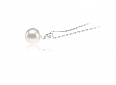9-10mm di Perle Acqua Dolce Pendente en Nicole Bianco