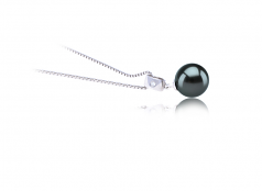 9-10mm Di Tahiti Pendente en Nicole Nero