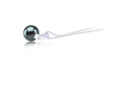 9-10mm Di Tahiti Pendente en Nicole Nero