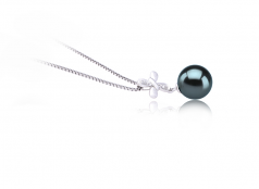 9-10mm Di Tahiti Pendente en Taylor Nero