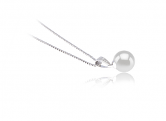 8-9mm Akoya Giapponese Pendente en Mosina Bianco