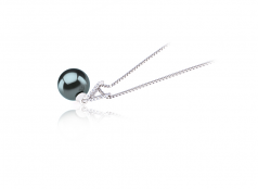 9-10mm Di Tahiti Pendente en Vondra Nero