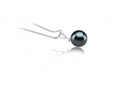 9-10mm Di Tahiti Pendente en Vondra Nero