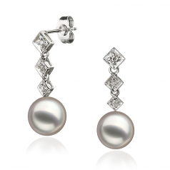 8-9mm Akoya Giapponese Parure en Rossana Bianco