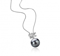 10-11mm Di Tahiti Pendente en Marte Nero