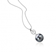 10-11mm Di Tahiti Pendente en Femke Nero