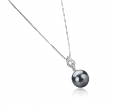 11-12mm Di Tahiti Pendente en Frida Nero