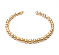 10.4-13.2mm Dei Mari del Sud Collana en 18 pollici Oro