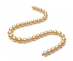 10.4-13.2mm Dei Mari del Sud Collana en 18 pollici Oro