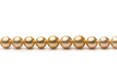 10.4-13.2mm Dei Mari del Sud Collana en 18 pollici Oro